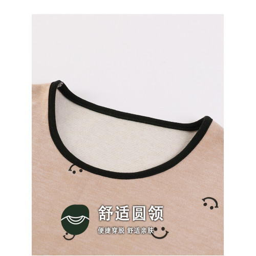 磨毛德絨睡衣女士睡裙秋冬季羊絨蠶絲保暖時尚中長款連衣裙家居服