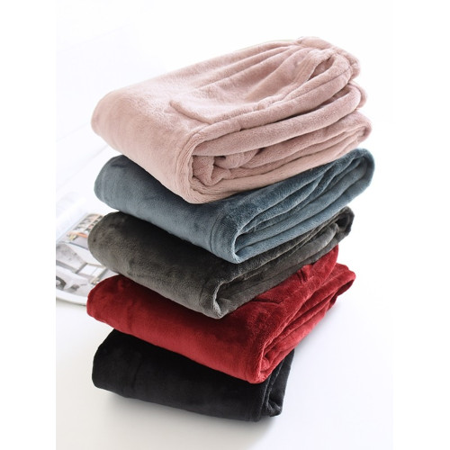 冬季法蘭絨男女士睡褲加厚保暖珊瑚絨寬鬆大碼情侶直筒家居長褲