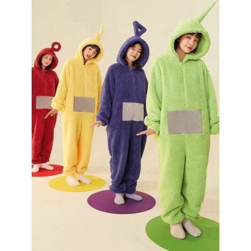 加大碼天線寶寶兒童卡通連體睡衣可愛秋冬珊瑚法蘭絨成人情侶演出 加大碼天線寶寶兒童卡通連體睡衣可愛秋冬珊瑚法蘭絨成人情侶演出