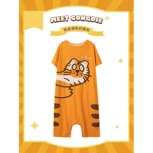 2022年新款連體睡衣女夏天純棉短袖可愛大碼睡裙女春秋夏季網紅風 2022年新款連體睡衣女夏天純棉短袖可愛大碼睡裙女春秋夏季網紅風