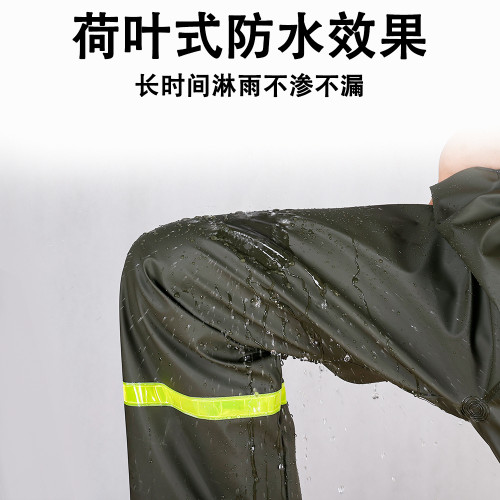 雨褲男女防水褲分體加厚耐磨戶外騎行透氣外賣電動車防雨防風雨褲