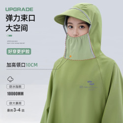 電動車雨衣長款全身防暴雨騎行專用一體式人車分離單人新電瓶雨披