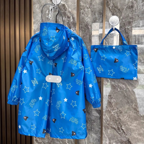 2025輕薄透氣兒童雨衣男童小孩防水女童寶寶上學小學生書包位雨披