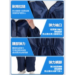 連體式雨衣全身帶帽男女成人防水防暴雨套裝加厚一體式騎行摩托車