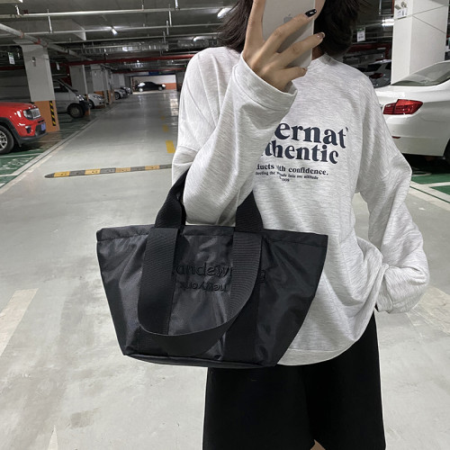 短途出遊大容量旅行包出差行李包休閒女健身包尼龍托特大包購物袋