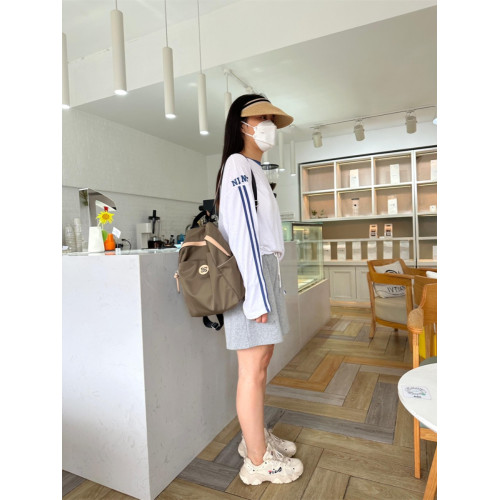 蘇小槿小衆雙肩防潑水旅行後後背包高級感大容量通勤後後背包牛津布輕便