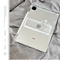 尋殼自帶支架透明適用蘋果華爲三星vivo小新小米聯想平板2025ipad10殼19防摔3air234567英寸保護套matepadpro