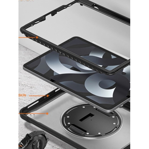 Pro11平板殼防摔適用蘋果iPad Air 11寸2026 M4電腦保護套Pro13帶支架筆槽Pro12.9 Mini6/7掛繩Air5手持背帶