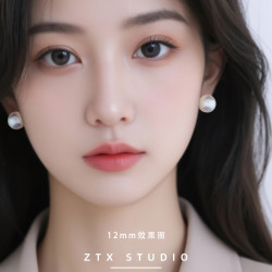 fever同款絕美復古珍珠耳夾無耳洞女2025新款蚊香盤耳飾耳釘耳環