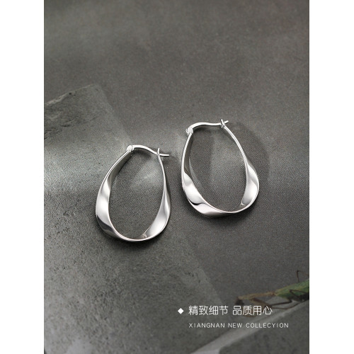 【巷南】925銀針莫比烏斯耳環小衆耳釘新款2025爆款女高級感耳飾 【巷南】925銀針莫比烏斯耳環小衆耳釘新款2025爆款女高級感耳飾