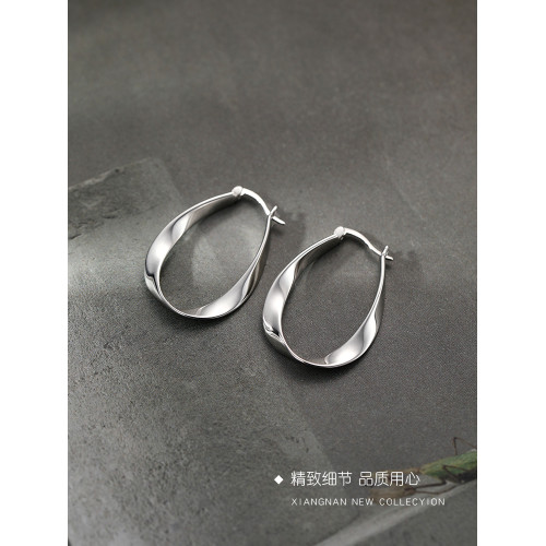 【巷南】925銀針莫比烏斯耳環小衆耳釘新款2025爆款女高級感耳飾 【巷南】925銀針莫比烏斯耳環小衆耳釘新款2025爆款女高級感耳飾