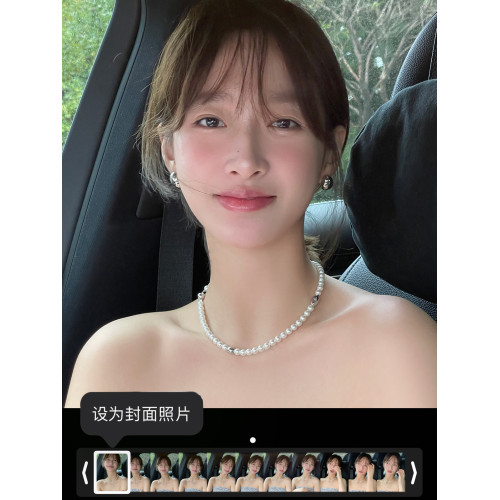 法式銀豆耳釘高級感簡約小巧耳環2025新款爆款冷淡風純銀針耳飾