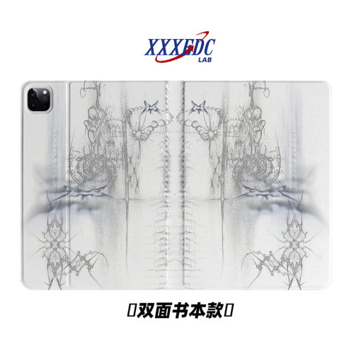 原創小衆藝術Y2K暗黑塗鴉適用11代2025款air6ipadpro11寸三折ipad殼防彎亞克力平板殼10.2寸air5mini7帶筆槽 原創小衆藝術Y2K暗黑塗鴉適用11代2025款air6ipadpro11寸三折ipad殼防彎亞克力平板殼10.2寸air5mini7帶筆槽