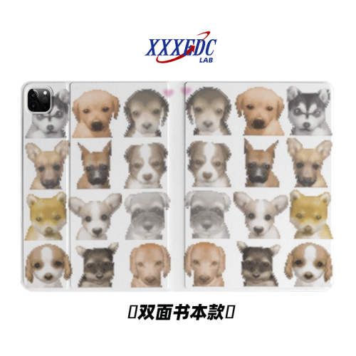 原創小衆可愛模糊狗頭適用11代2025款air7ipadpro11寸三折ipad殼防彎亞克力平板殼10.2寸air4/5mini7帶筆槽 原創小衆可愛模糊狗頭適用11代2025款air7ipadpro11寸三折ipad殼防彎亞克力平板殼10.2寸air4/5mini7帶筆槽