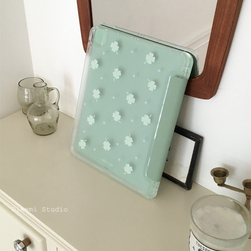 韓國ins小衆清新幸運四葉草帶筆槽ipad2025平板電腦保護殼支架air4/5/6/7適用蘋果ipad11保護皮套防摔軟殼 韓國ins小衆清新幸運四葉草帶筆槽ipad2025平板電腦保護殼支架air4/5/6/7適用蘋果ipad11保護皮套防摔軟殼