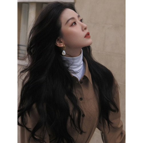 天然巴洛克珍珠六芒星耳環女巨好看2026新爆款高級感獨特絕美耳飾