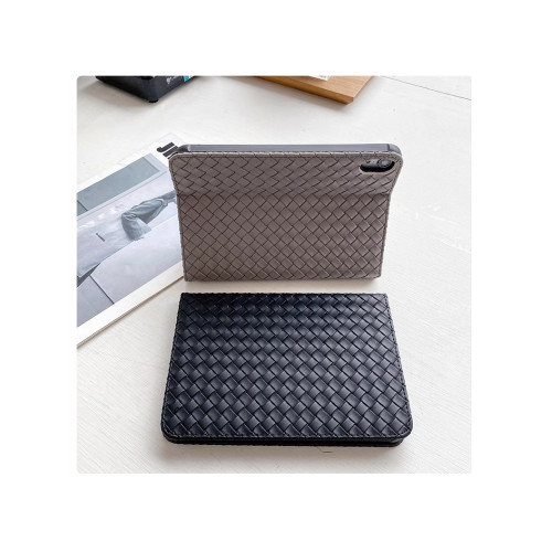 ipadpro11寸保護殼編織iapd7/8/9書本繙蓋air5/4簡約全包防摔2025新款ipad10代矽膠a2602平板ipadmini7保護套