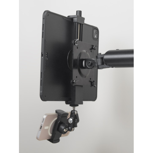 VESA轉接平板電腦支架大號手擰固定夾子可攜式顯示器18寸專用支撐夾