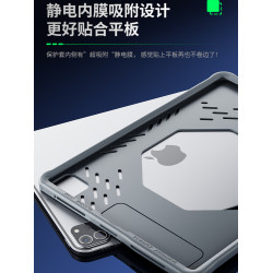 浦記GP60電競平板保護殼吃雞矽膠護套護角防滑防摔矽膠軟殼鏤空散熱器孔握把孔適用蘋果IPadPro2024/25/20/22