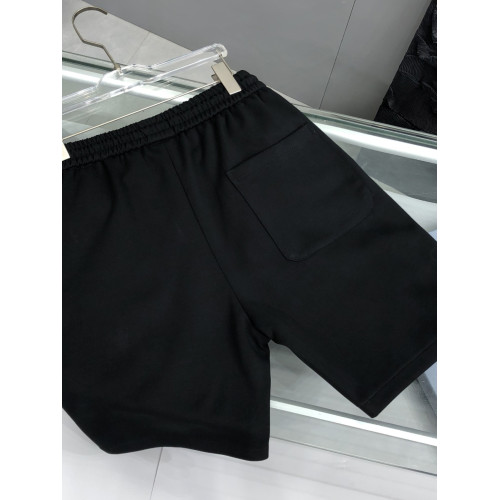 2025夏季高級拼接金屬十字架運動休閒短褲男寬鬆歐貨沙灘五分中褲