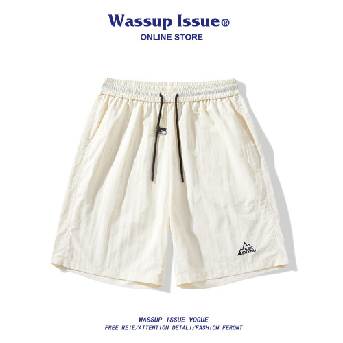WASSUP ISSUE戶外速乾傘兵短褲男夏季潮牌美式運動透氣涼感五分褲