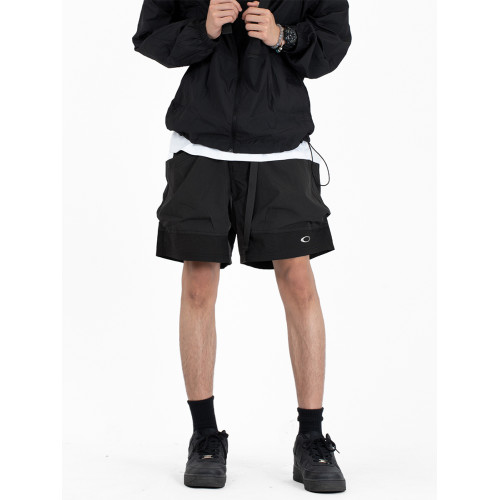 GANGURRU戶外O字母大口袋機能短褲男傘兵vibe風工裝五分褲寬鬆男