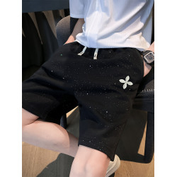 四葉草短褲男潮牌運動五分褲休閒寬鬆夏季薄款中褲子2025新款男褲