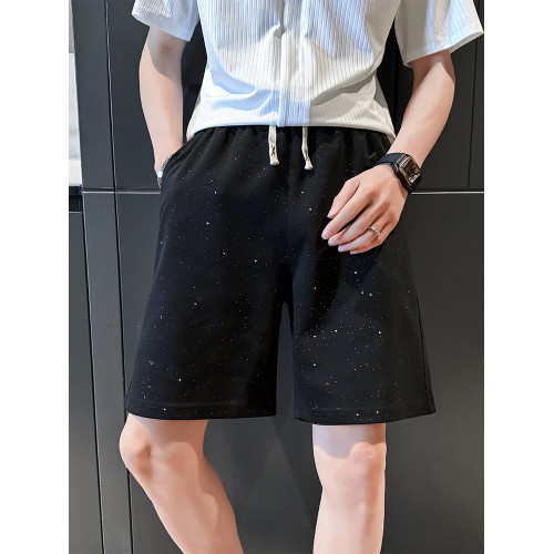 四葉草短褲男潮牌運動五分褲休閒寬鬆夏季薄款中褲子2025新款男褲