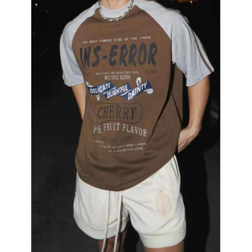 美式高街刺綉網眼短褲男夏季重磅寬鬆休閒情侶運動健身五分褲潮牌