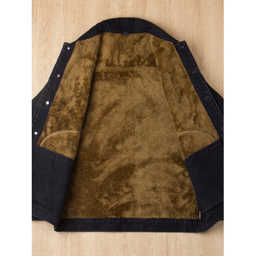 冬季新款加絨牛仔外套男潮流百搭加厚保暖2025秋冬男款工裝棉衣