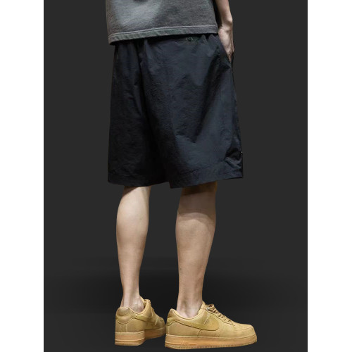 黑科技速乾夏季冰絲透氣短褲男休閒寬鬆大碼男士胖子運動五分褲子