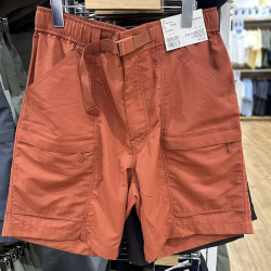 夏季男女防水尼龍機能工裝短褲休閒中褲寬鬆運動五分褲463870
