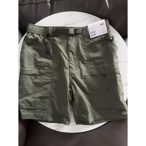 夏季男女防水尼龍機能工裝短褲休閒中褲寬鬆運動五分褲463870