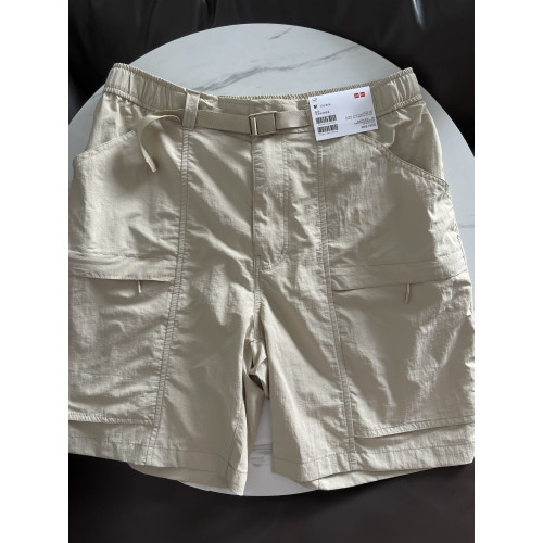 夏季男女防水尼龍機能工裝短褲休閒中褲寬鬆運動五分褲463870