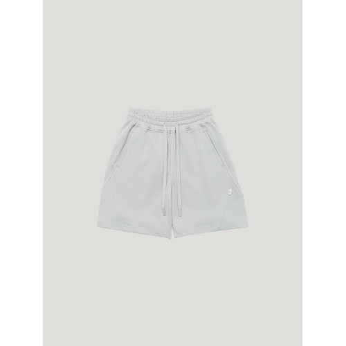 BODYDREAM男女同款夏季短褲針織結搆四分褲直筒寬鬆運動休閒褲