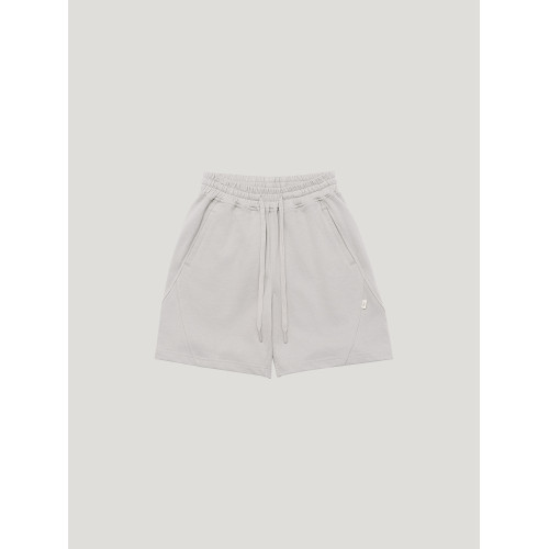 BODYDREAM男女同款夏季短褲針織結搆四分褲直筒寬鬆運動休閒褲