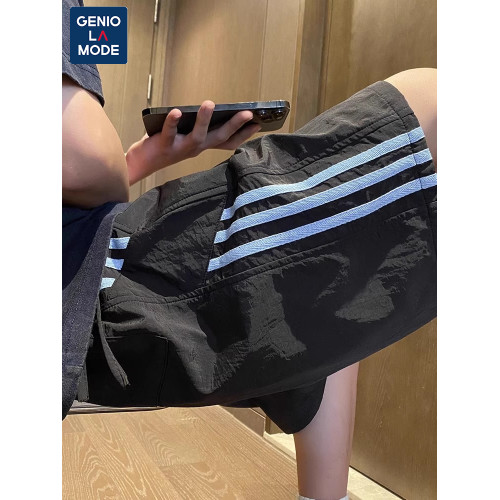 GENIOLAMODE冰絲速乾短褲男夏季薄款2026新款青少年寬鬆運動休閒