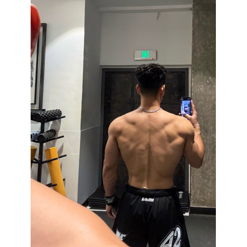 美式復古貼布刺綉圖案美式短褲夏季雙層網眼透氣抽繩四分運動褲潮