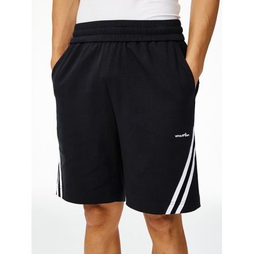 UMAMIISM 有茂密聲 25SS 復古撞色條紋抽繩彈力親膚運動休閒短褲