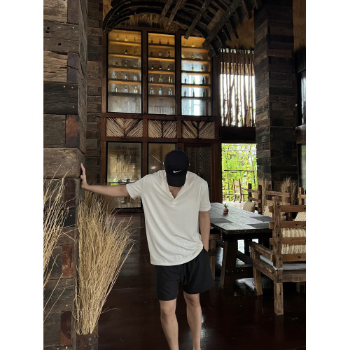 DieFassung亞麻短褲夏季寬鬆慵懶靜奢老錢風褲子休閒百搭度假褲子