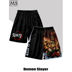 猗窩座短褲炭治郎鬼滅之刃富岡義勇Demon Slayer男女款痛衣服