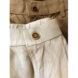 160g冰涼桑絲感亞麻混紡薄款休閒短褲男士西褲2025寬鬆五分褲子男