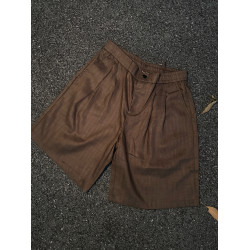 【新錢肆意】Bloom Studio夏老錢風亞麻五分短褲男寬鬆百搭休閒褲