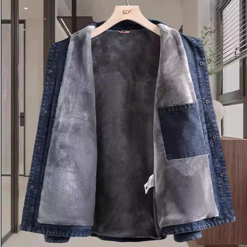 可脫卸帽牛仔外套男春秋季潮牌寬鬆夾克青少年學生潮流帥氣上衣服