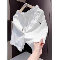 2025夏季新款男士休閒短褲寬鬆直筒運動速乾沙灘褲美式百搭五分褲