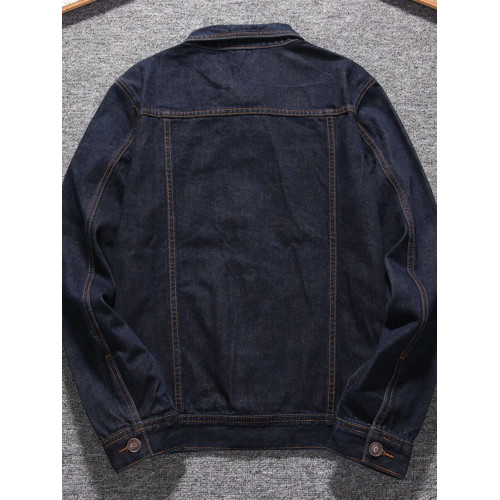 秋季新款牛仔夾克男士復古牛仔外套男青年修身韓版短款牛仔上衣潮