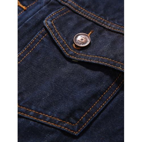 秋季新款牛仔夾克男士復古牛仔外套男青年修身韓版短款牛仔上衣潮