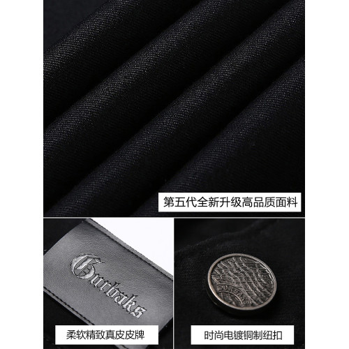 GURBAKS新款黑色牛仔褲男士修身小腳韓版彈力褲子休閒潮牌緊身褲 GURBAKS新款黑色牛仔褲男士修身小腳韓版彈力褲子休閒潮牌緊身褲