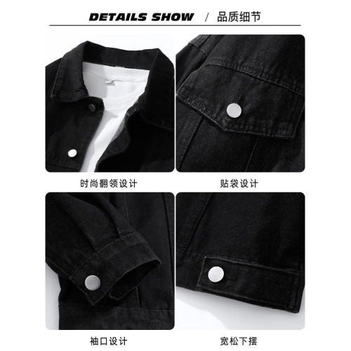 真維斯牛仔外套男款春秋季2026新款潮流春款高街夾克寬鬆帥氣上衣