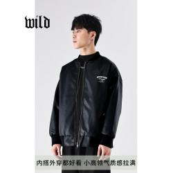 半高領衛衣男 春季寬鬆休閒運動內搭打底高級感美式純黑色長袖t恤